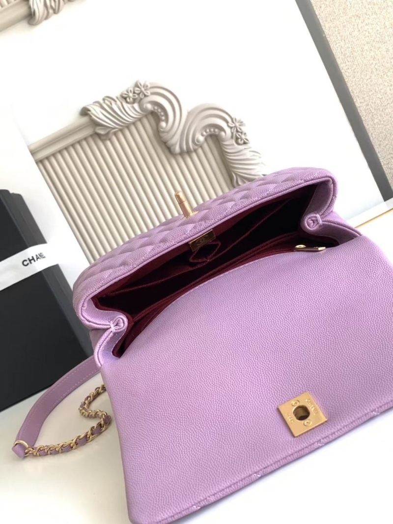 Ch**el top handle bags